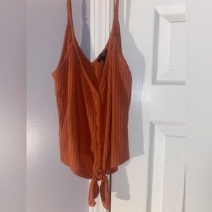 Forever 21 button down tank top, size large, slightly worn